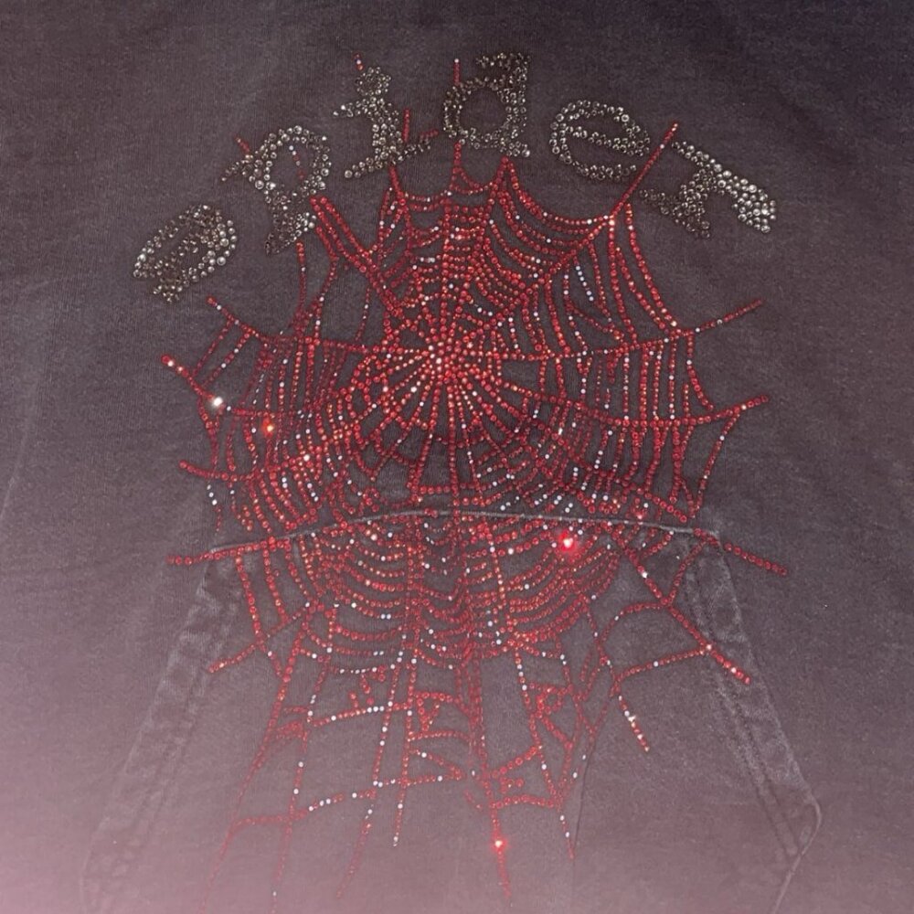 spider mens hoodie size medium